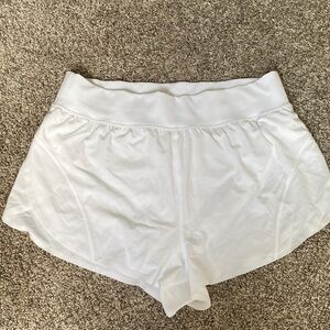 Aritzia White Athletic Shorts